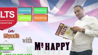 IELTS preparation course with Mr Happy كورس الإعداد للأيلتس في الرياض