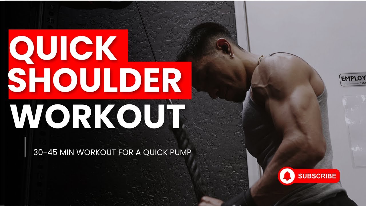 🔥 Quick Shoulder Workout – Build Bigger Shoulders in 30-45 Min! 💪 - YouTube