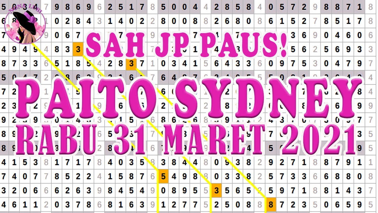 Prediksi Paito Sydney Rabu 31 Maret 2021 Pola Paito Sdy Jitu Youtube Prediksi Paito Sydney Rabu 31 Maret 2021 Pola Paito Sdy Jitu Youtube