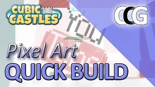 Cubic Castles [HD] | Quick-build - Pixel Art: YouTube logo screenshot 3