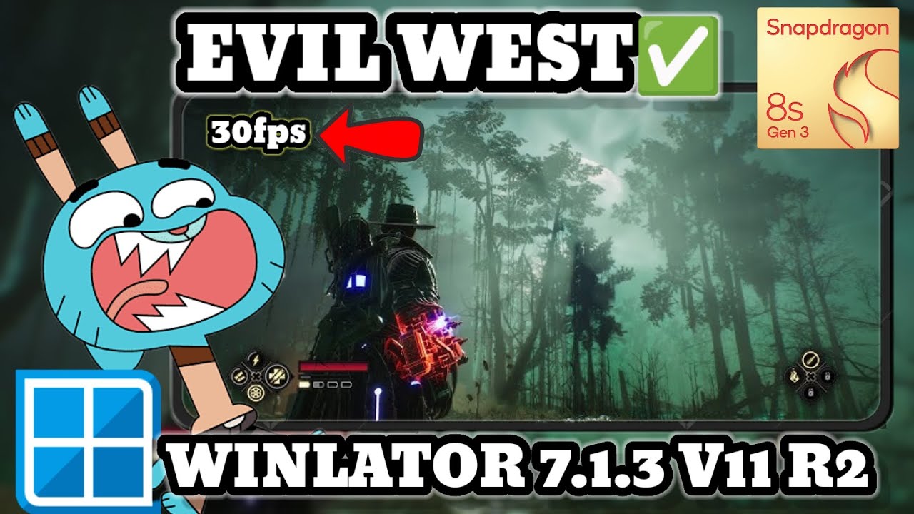 EVIL WEST📳🔥✅ Winlator 7.1.3 V11 R2 "Android"Gameplay:¡POCO F6 12\512!