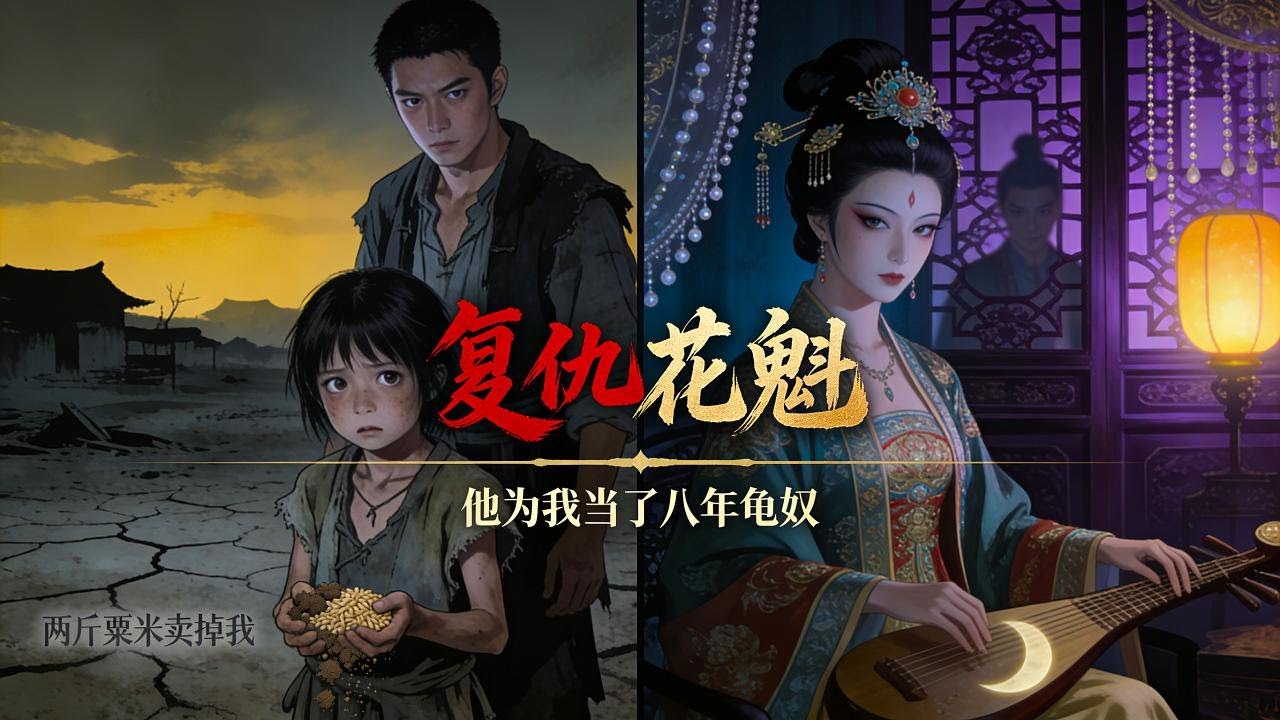 昭仁九年大旱，我為兩斤粟米被賣入青樓。鄰家少年趙四為護我，甘願賣身為奴｜治癒動漫｜懸疑動漫｜虐心動漫