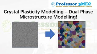 Famous Crystal Plasticity Modelling – Dual Phase Microstructure Modelling Profile