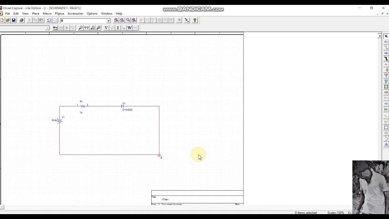 1. PN Diode Forward and Reverse Bias Characteristics using PSPICE