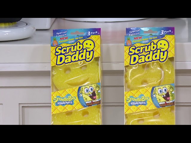 Scrub Daddy Set of 6 SpongeBob Pineapple Scented Sponges 