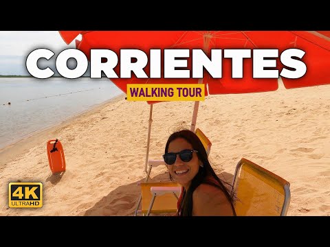 CORRIENTES🔸La JOYA del LITORAL (Walking Tour) | ARGENTINA 4K🇦🇷