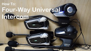 Cardo PACKTALK/BOLD - Four-way Universal Intercom Pairing