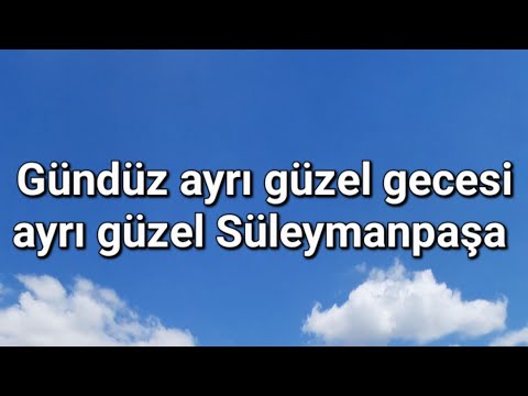 Tekirdağ #Süleymanpaşa