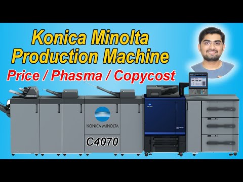 Konica Minolta Accuriopress C4070 | Photo Album Printing Machine
