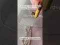 Full Tutorial on my channel #embroidery #crystal #chain #tassels #craft #asmr #cutting #stitch