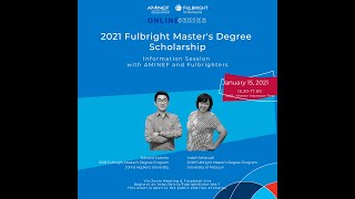 January 15, 2021 - Fulbright Master's Degree Scholarship online information session screenshot 5