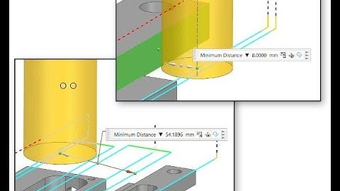 Distance Measure with Pick on Path in NX CAM