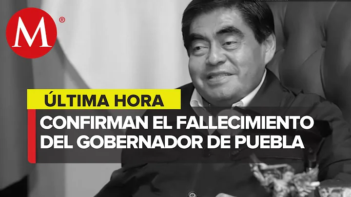Muere Miguel Barbosa, gobernador de Puebla tras es...