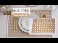 Elegant Block Stitch Placemat quick border Tutorial | Crochet Step-by-Step