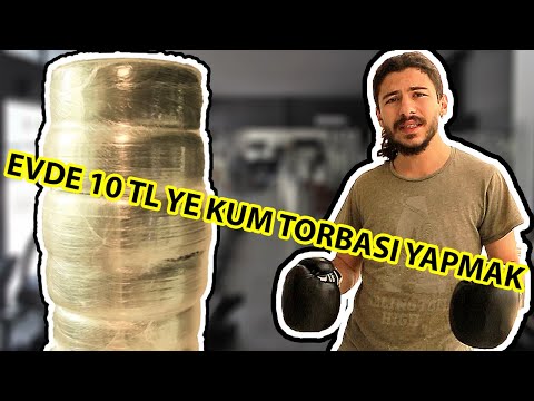 25 TL 'YE TEKERLEKTEN KUM TORBASI YAPMAK ! #evdekaltürkiye