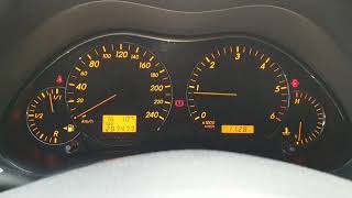 Toyota  Avensis - Dashboard  - Start UP