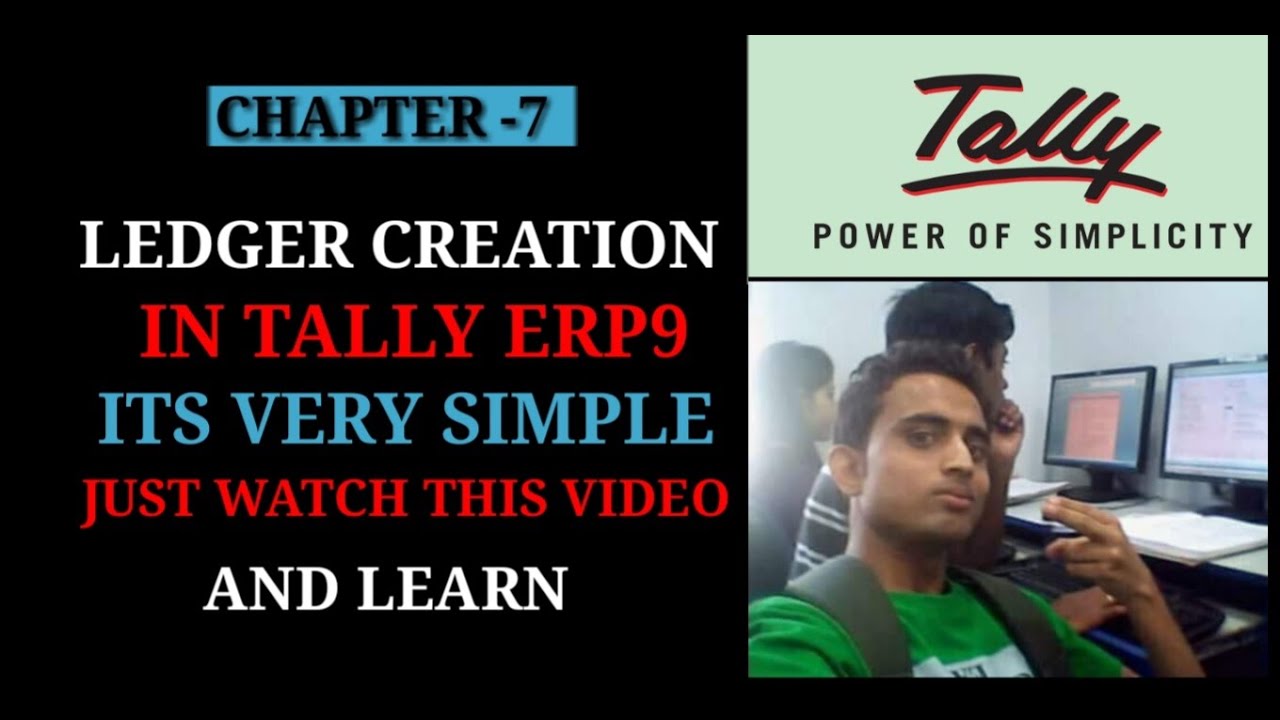 Tally Erp9|Ledger creation in Tally| How to create ledger in Tally Erp9 ...