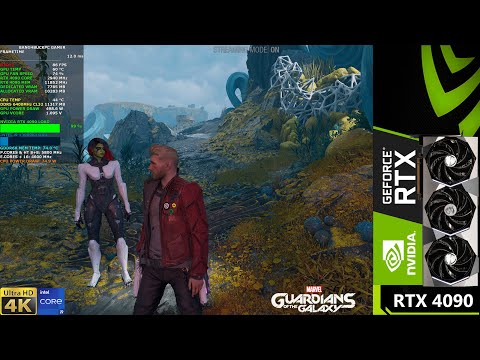 Guardians of the Galaxy Ultra Ray Tracing 4K | RTX 4090 | i9 13900K 5.8GHz