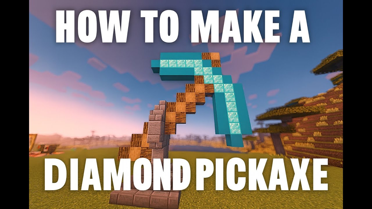 How to Make a Diamond Pickaxe in Minecraft (Easy Step-by-Step Guide ...