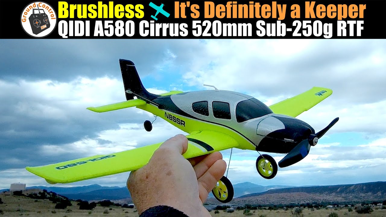 Это настоящий клад | QIDI A580 Cirrus SR22 520 мм размах крыльев RTF