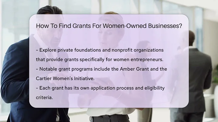 How To Find Grants For Women-Owned Businesses? - BusinessGuide360.com