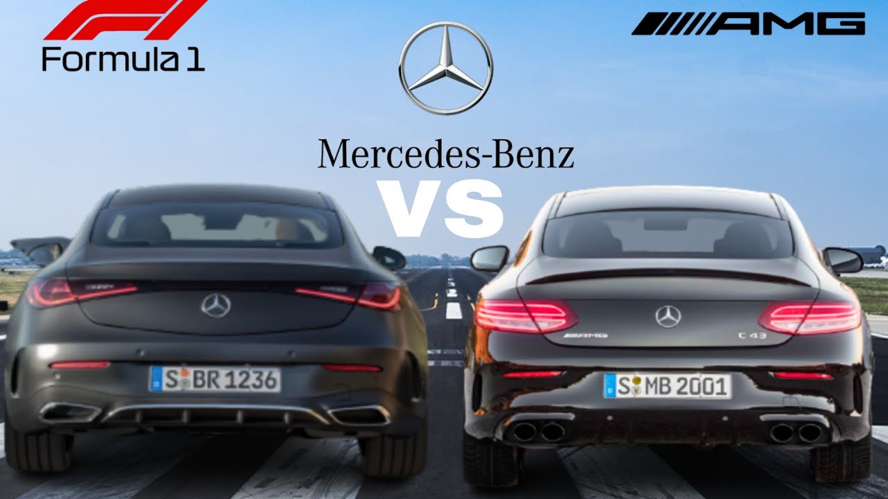 ⁣NEW 2024 Mercedes-CLE Coupé vs 2023 Mercedes C-Calss Coupé, CLE vs C-Class - See The Difference
