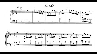 Domenico Scarlatti Piano Sonata K346/L60 in D Major