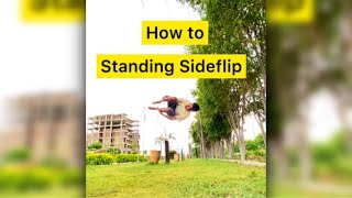 Famous How to standing Sideflip in 5 step #shorts hyperhook Aashish Wealth