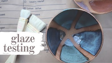 Pottery Glaze Testing - Amaco Glazes