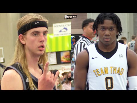 EPIC AAU BATTLE!! Team Thad 16U vs Mid Pro Academy At Grassroots Showcase!
