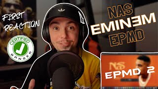Nas - EPMD 2 (ft. Eminem & EPMD) | FIRST REACTION!