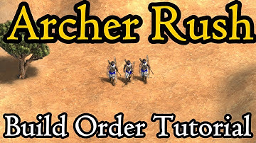 Archer Rush Build Order Tutorial - AoE2 (23 pop, any civ)