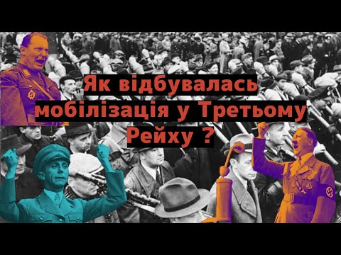 Видео: Як відбувалась мобілізація у Третьому Рейху?