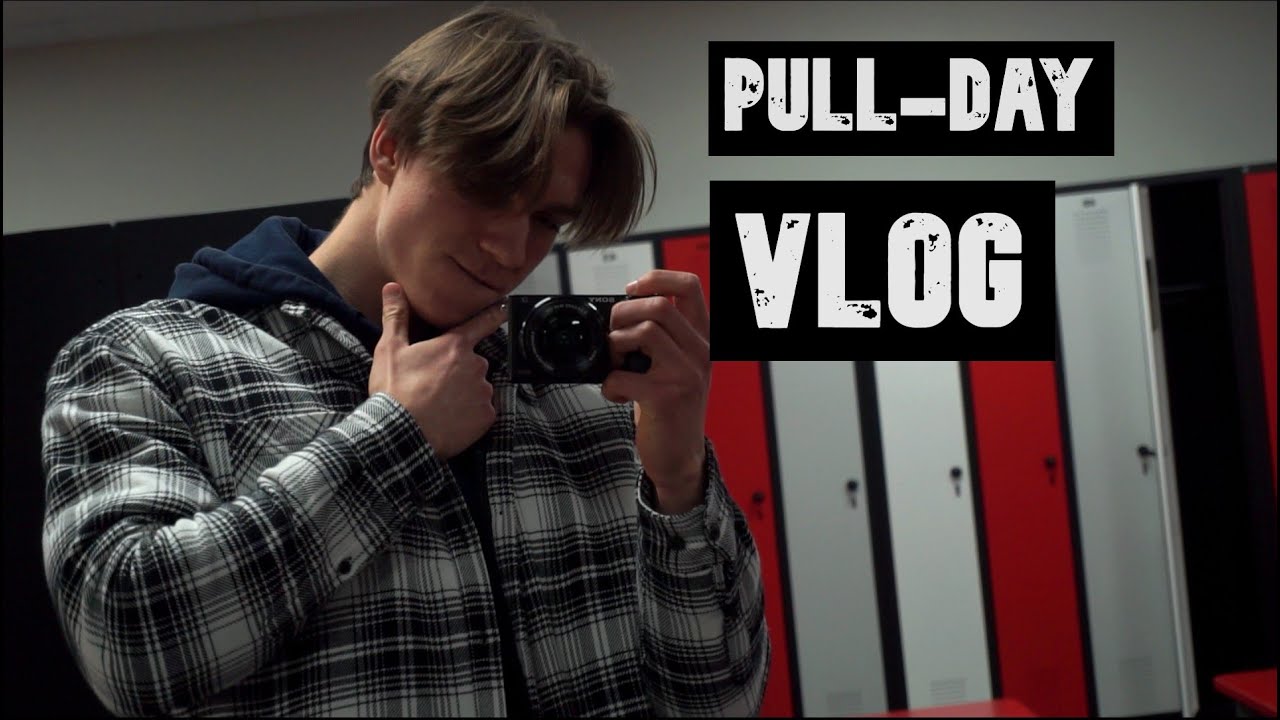Workout VLOG- Pull Day | Heavy Deadlifts | Hook Grip Progress | Aesthetics | rudisfit