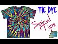 Tie Dye:  Spiral Tips [Liquid Dye]