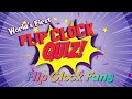 World&#39;s First Flip Clock Quiz