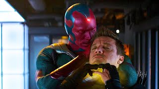 Scarlet Witch and Hawkeye Vs Vision - Fight Scene | Captain America Civil War (2016) Blu-Ray 4K