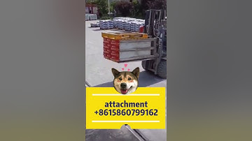 Inverta push #attachment install in #HELI forklift