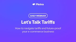 Let's Talk Tariffs: Friday Edition