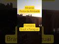 Por do sol na Ponte da Amizade | Fronteira Brasil x Paraguai #brasil #paraguay  #fozdoiguaçu