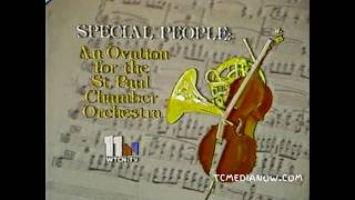 WTCN (KARE) Special People:  An Ovation for the St. Paul Chamber Orchestra, 1980, Nancy Nelson host