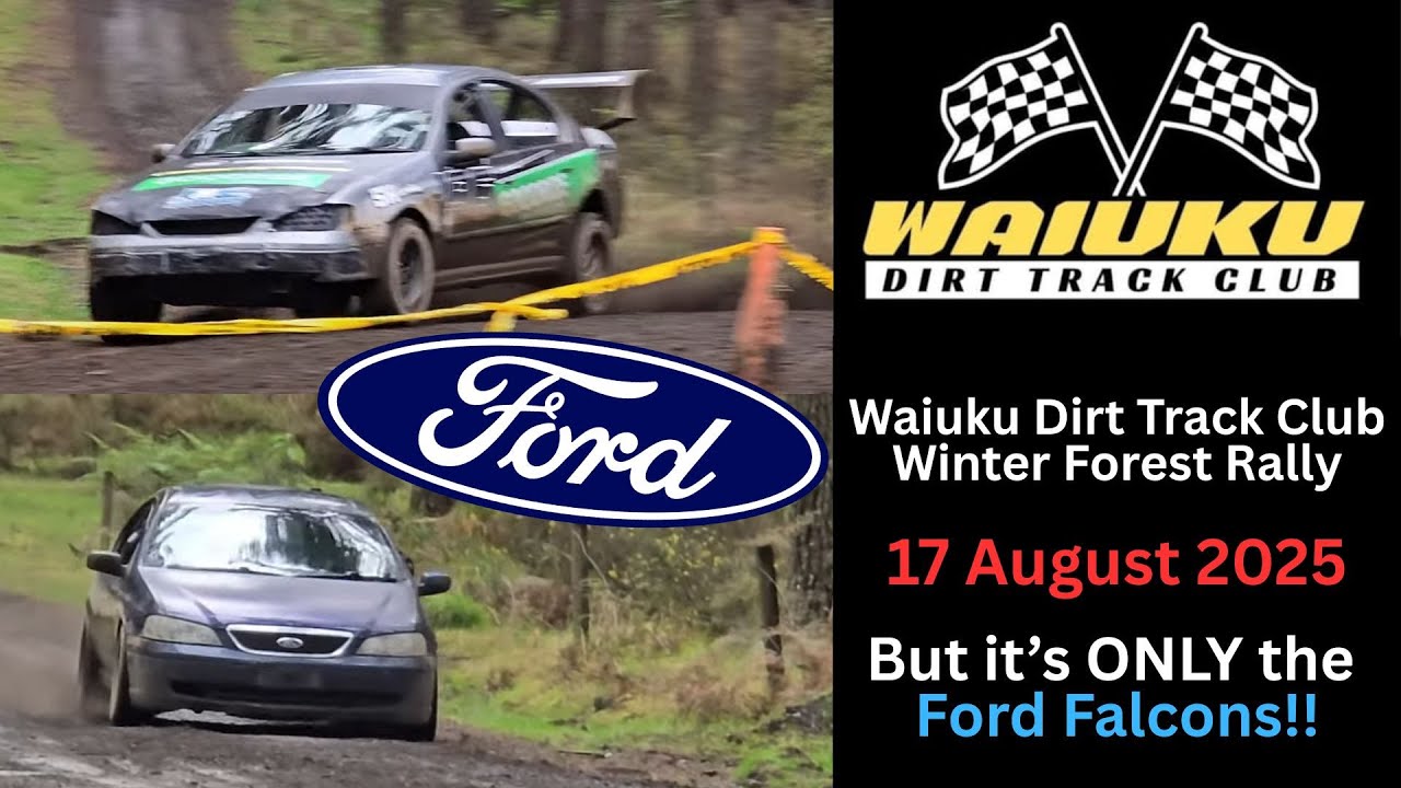 Waiuku Dirt Track Club Forest Rally But It's Only The Falcons