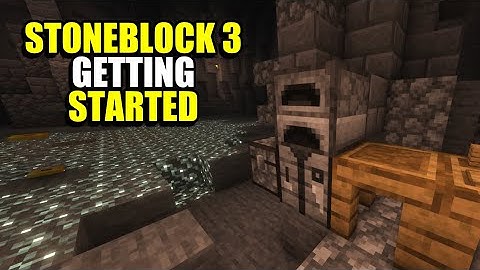 Ep1 Getting Started - Minecraft StoneBlock 3 Modpack
