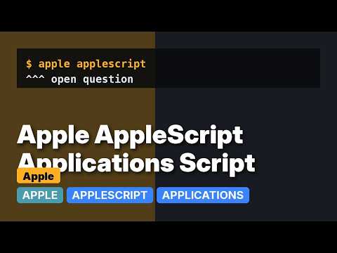 Apple: How to use Launchd?