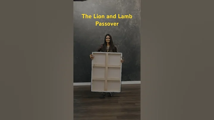 ‘The Lion and Lamb Passover’ - #worship #jesusart #paintingreveal