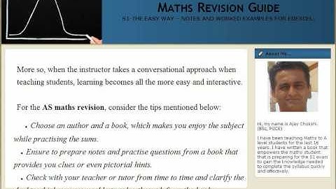 AS Maths Revision.  S1-The Easy Way Notes And Worked Examples For EDEXCEL