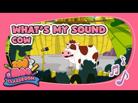 What's My Sound: Cow | @ZooMoo⁩ | #kidslearning #kidsgames