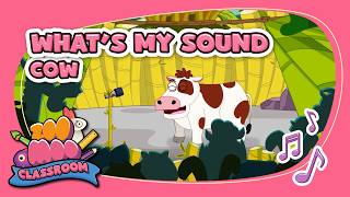 What's My Sound: Cow | @ZooMoo⁩  | #kidslearning #kidsgames