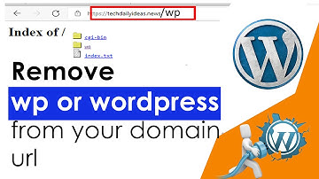 How to remove /WP from website. Remove ‘wp’ or ‘/wordpress