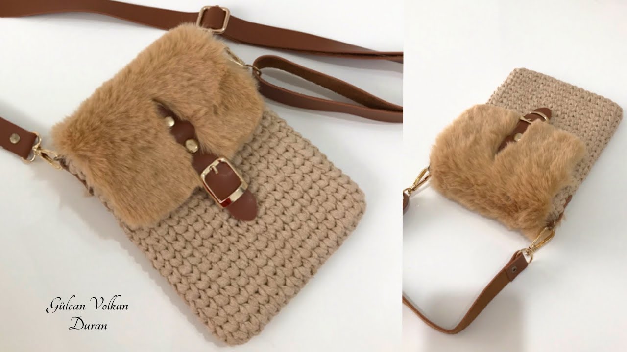 BA YIL DIM 🤩 Seri Üretim Yapıp Satın 🤑 Kürk Kapaklı Mini Bag Tarifi